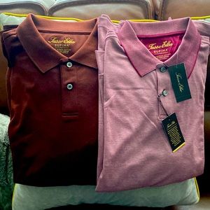 NEW 2 long sleeve Tasso Elba shirts
